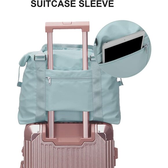Sport Travel Duffle Bag for Women, Large Gym Tote, Waterproof Weekender & Beach - Picture 5 of 7